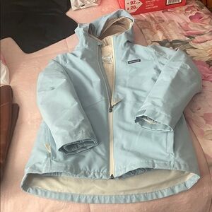 Patagonia Sky Blue Fleece-Lined Jacket